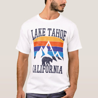 Camiseta Lake Tahoe - Vintage Retro California Bear