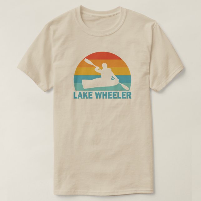Camiseta Lake Wheeler North Carolina Kayak (Diseño del anverso)