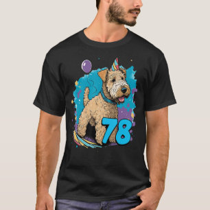 Camiseta Lakeland Terrier Dog 78º cumpleaños Fiesta temátic