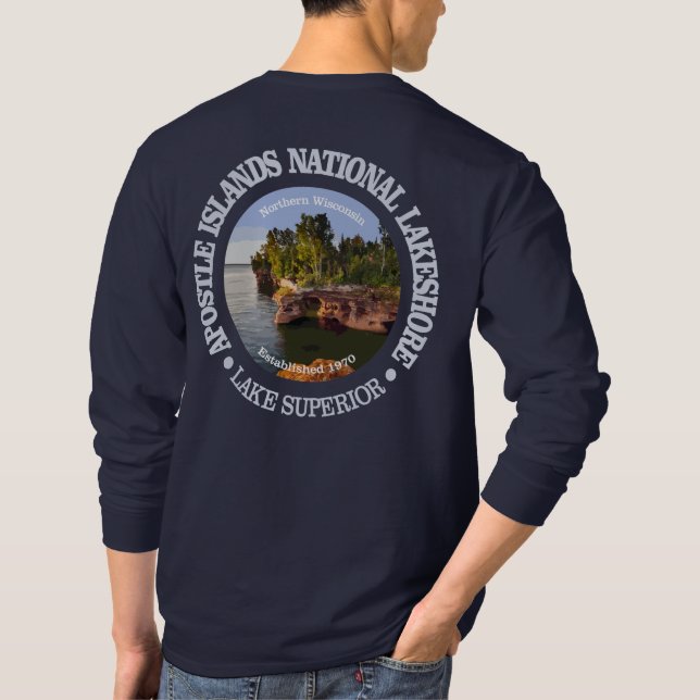 Camiseta Lakeshore nacional de las islas Apóstol (Reverso)