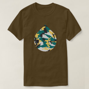 Camiseta Lakeside Camo Pattern Teardrop