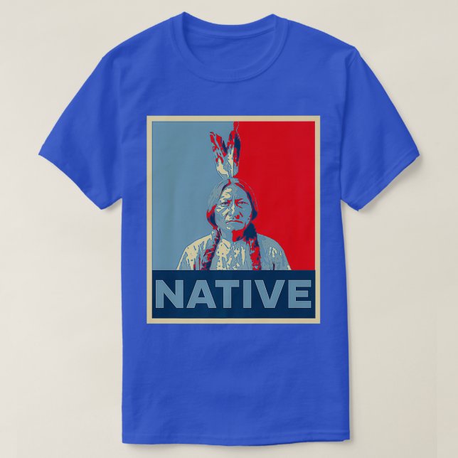 Camiseta Lakota nativa americana (Diseño del anverso)