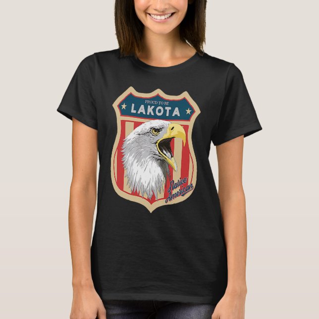 Camiseta Lakota Tribe Native American Indian Pride Respect  (Anverso)