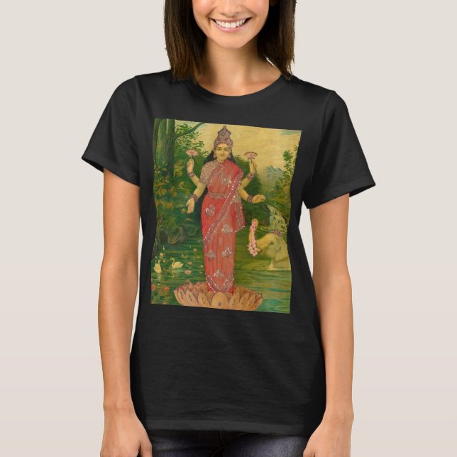 Camiseta Lakshmi por Raja Ravi Varma (Anverso)