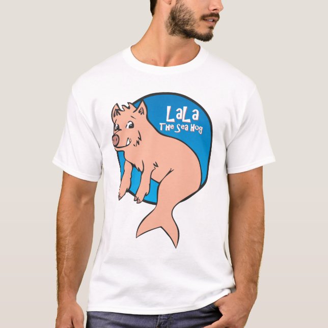 Camiseta LaLa: El cerdo del mar - adulto (Anverso)