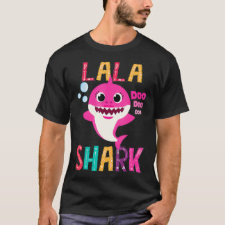 Camiseta Lala Shark  Funny Mothers Day Gift For Women Mom