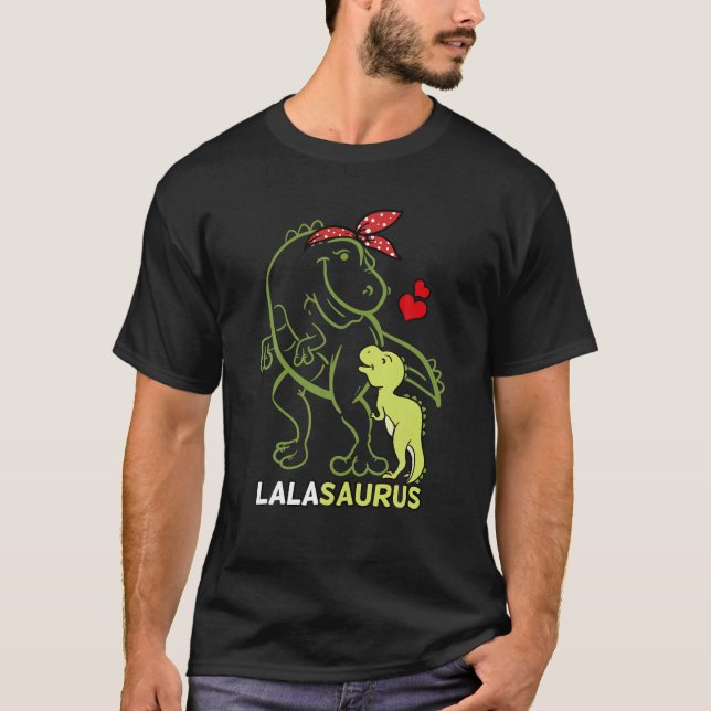 Camiseta Lalasaurus Lala Tyrannosaurus Dinosaur Madre (Anverso)
