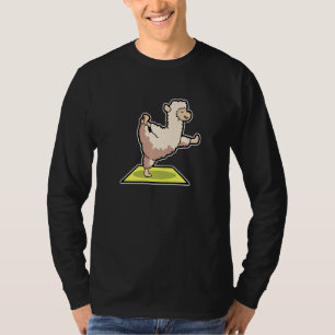 Camiseta Lama Alpaca Yoga Posee Gimnasia Deportiva Ohmmm He