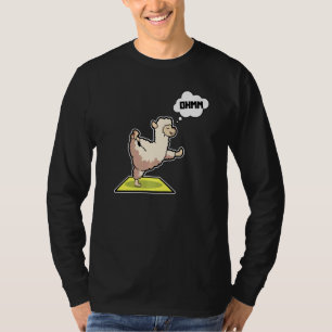 Camiseta Lama Alpaca Yoga Posee Gimnasia Deportiva Ohmmm He