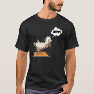 Camiseta Lama Alpaca Yoga Posee Gimnasia Deportiva Ohmmm He