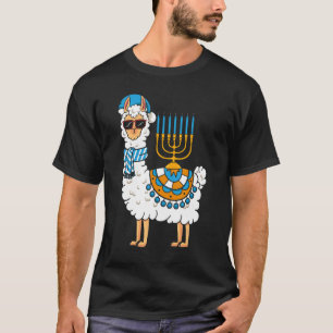 Camiseta Lama Hanukkah Feliz Hanukah Pajama, familia Matchi