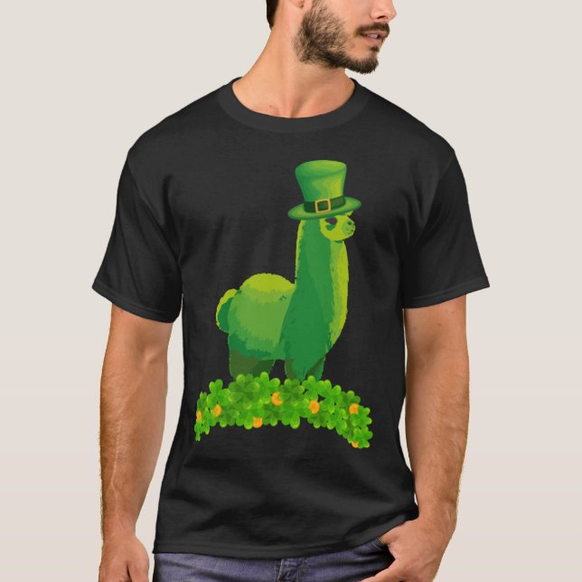 Camiseta Lama La guía definitiva para celebrar a San Patric (Anverso)