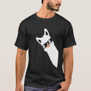 Camiseta Lama Llama Alpaca Con Gafas De Sol Lama - Lama Gen