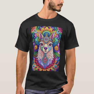 Camiseta Lama Mandala