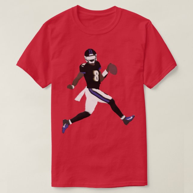 Camiseta Lamar Jackson Ravens (Diseño del anverso)