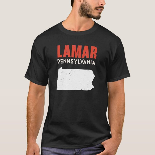 Camiseta Lamar Pennsylvania Estados Unidos de América Viaje (Anverso)