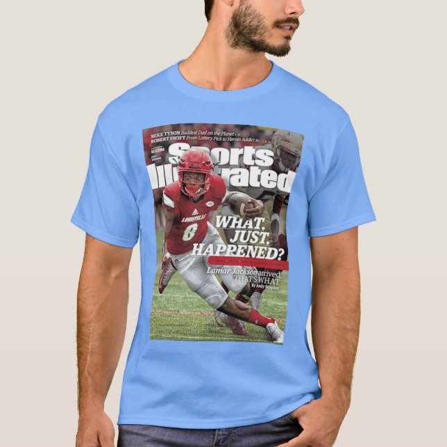 Camiseta Lamar Qué acaba de pasar vintage (Anverso)
