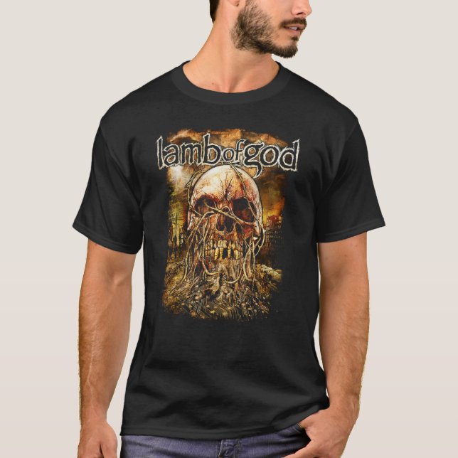 Camiseta Lamb of God u2013 Vine Skull (Anverso)