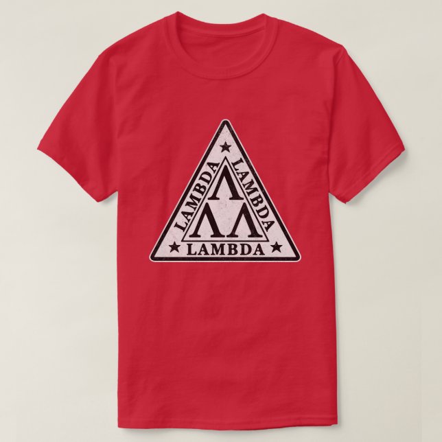 Camiseta Lambda Lambda Lambda (Diseño del anverso)