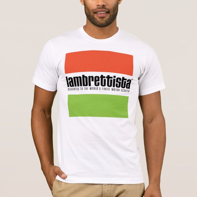 Camiseta Lambrettista tricolor (Anverso)
