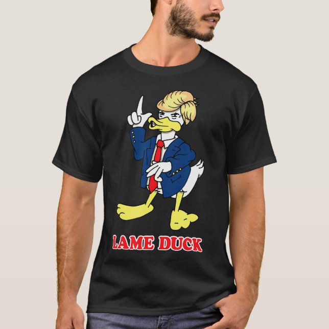 Camiseta Lame Duck Donald Trump (Anverso)