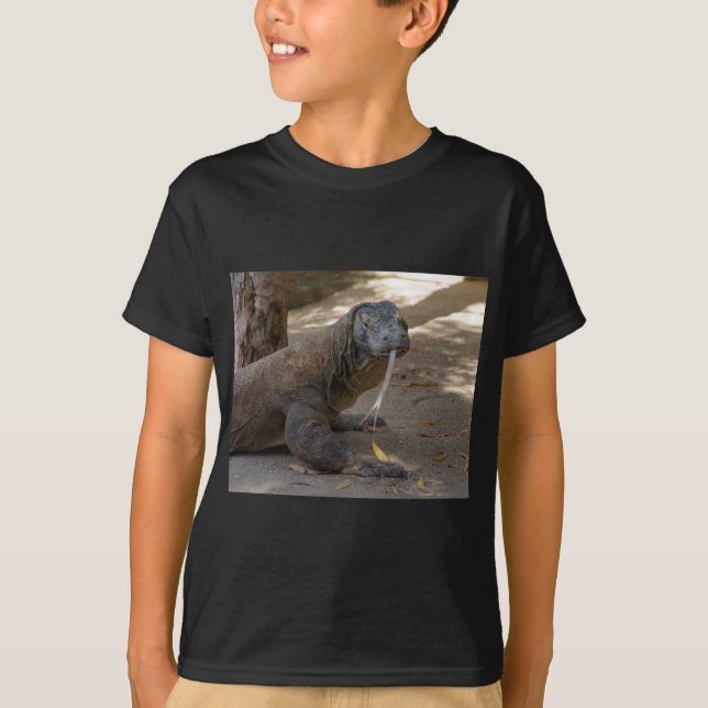 Camiseta Lamedura del dragón de Komodo (Anverso)
