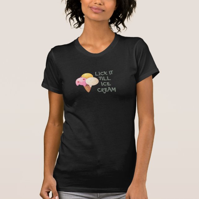 Camiseta Lámelo Hasta El Helado Crema De Hielo - Tés De Col (Anverso)