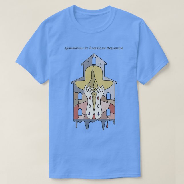 Camiseta Lamentaciones por Acuario Americano (Diseño del anverso)