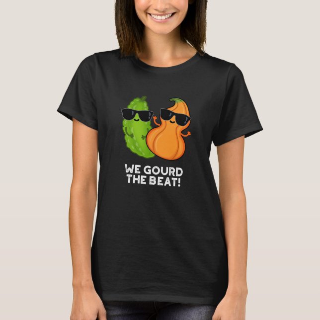 Camiseta Lamentamos El Golpe Gracioso Veggie Pun Dark BG (Anverso)