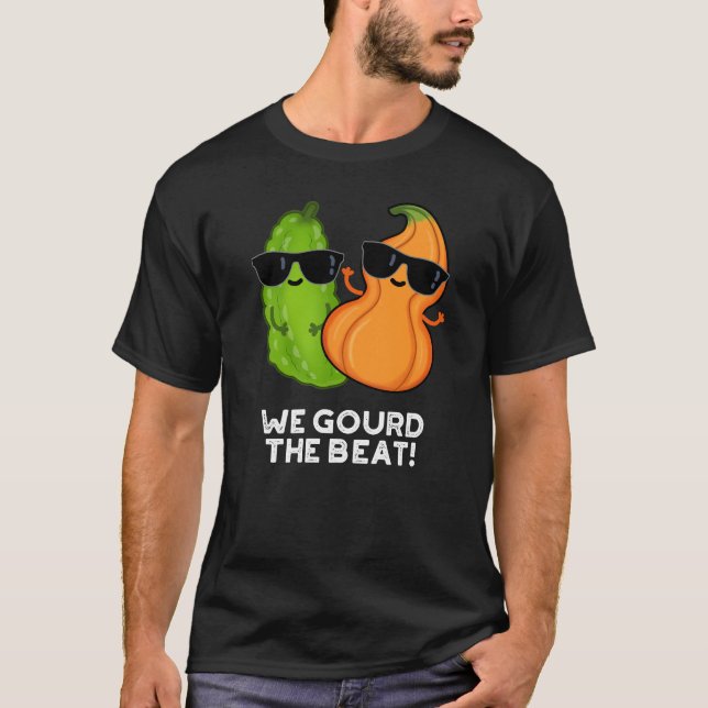 Camiseta Lamentamos El Golpe Gracioso Veggie Pun Dark BG (Anverso)