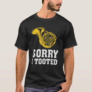 Camiseta Lamento haber arrancado la banda de marcha Cuerno