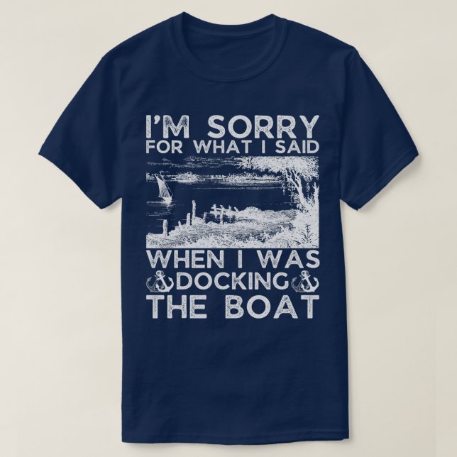 Camiseta Lamento lo que dije cuando estaba atracando el bo (Diseño del anverso)