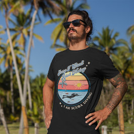 Camiseta Lamento no poder ser adulto Hoy estoy buceando en