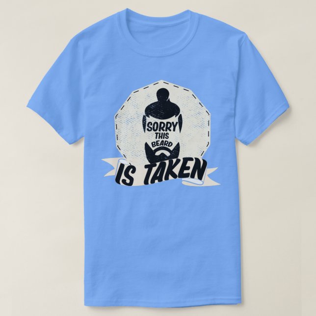 Camiseta lamento que esta barba se lleve barba ideas de reg (Diseño del anverso)