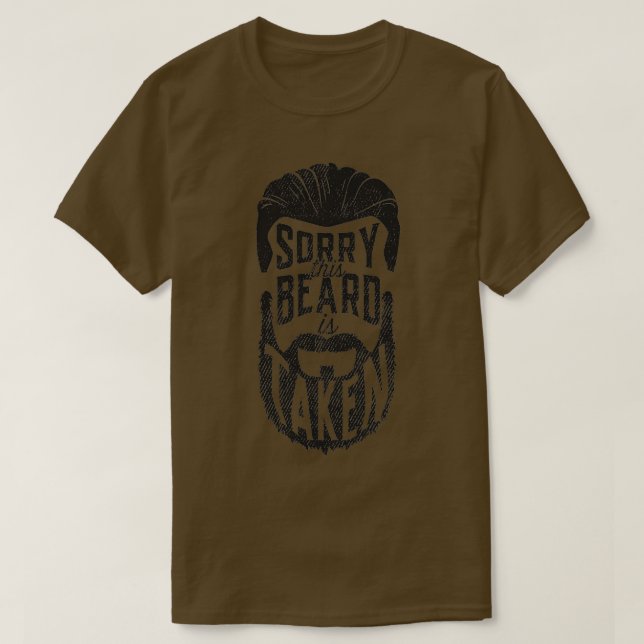 Camiseta Lamento que esta barba se tome el regalo del día d (Diseño del anverso)