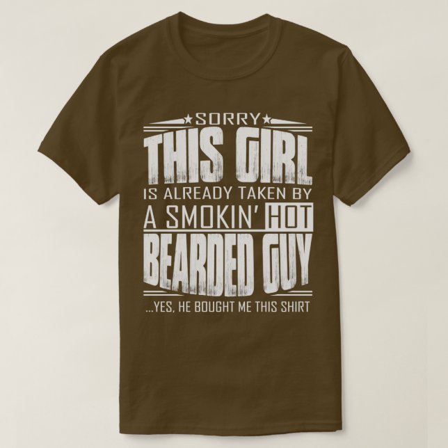 Camiseta Lamento que este chica ya esté tomado 1 (Diseño del anverso)