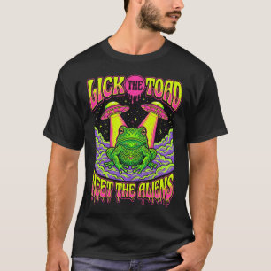 Camiseta Lamer El Sapo Conocer A Los Alienígenas Psicotrópi