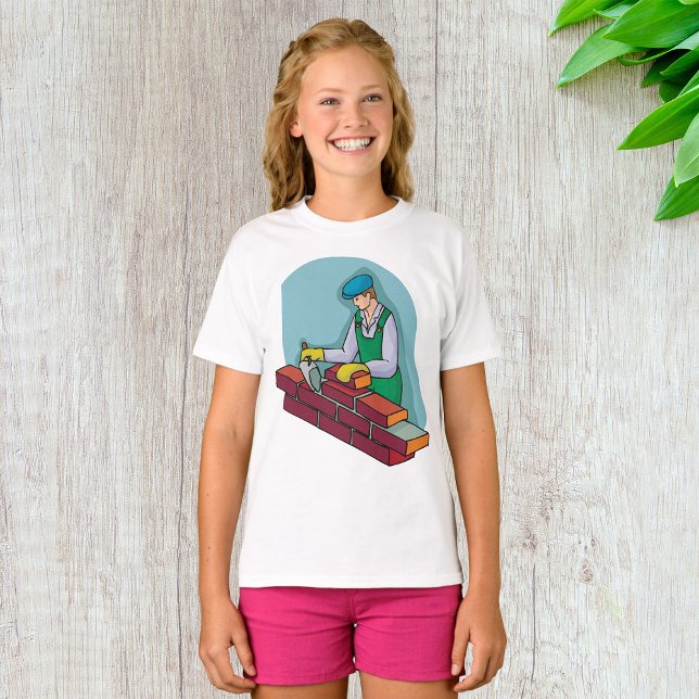 Camiseta Lámina de ladrillo en el trabajo (Subido por el creador)