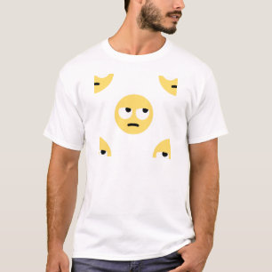Camiseta laminación de ojos de emoji