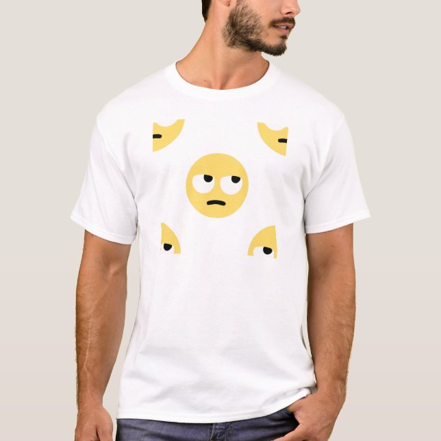 Camiseta laminación de ojos de emoji (Anverso)