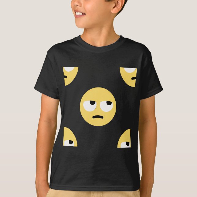 Camiseta laminación de ojos de emoji (Anverso)
