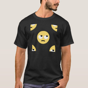 Camiseta laminación de ojos de emoji