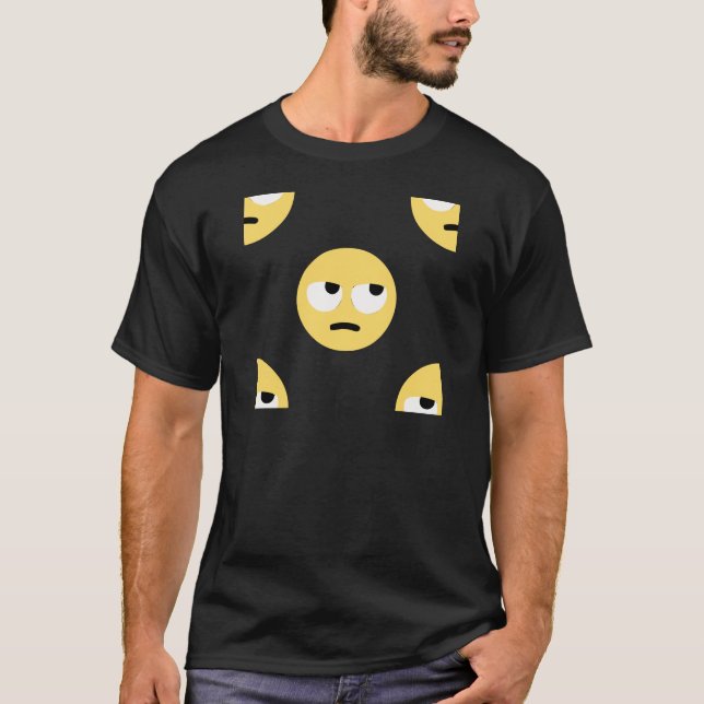 Camiseta laminación de ojos de emoji (Anverso)