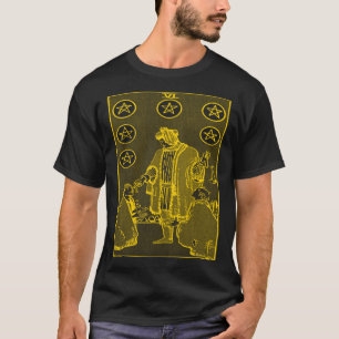 CAMISETA LÁMINAS DE TARJETA DE TAROTA DE VINTAJE SEIS