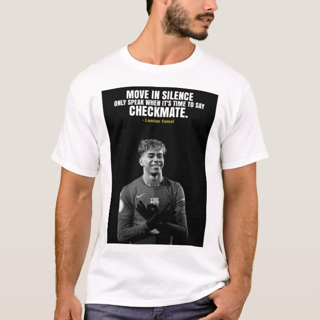 Camiseta Lamine yamal quotes T-Shirt (Anverso)
