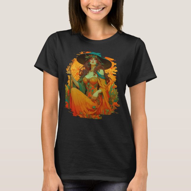 Camiseta Lammas de Art Nouveau (Anverso)