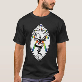 Camiseta Lámpara arcoiris SOB con el logotipo estrella de B