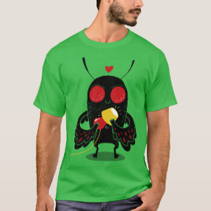 Camiseta Lámpara de amor de Mothman