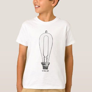 Camiseta Lámpara de Edison