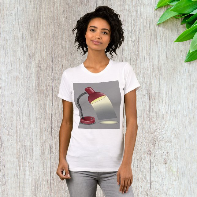 Camiseta Lámpara de escritorio roja iluminación moderna (Subido por el creador)